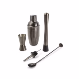 Kokteili valmistamise komplekt 7osa, must