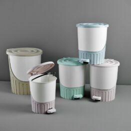 Prügikast Rainbow pedaaliga 26l, pastell