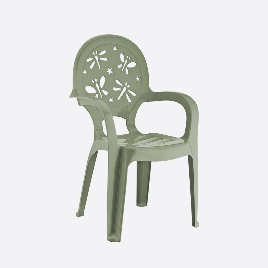 Lastetool seljatoega, SKU 06201. Lastele mõeldud tool seljatoega, mis pakub tuge.