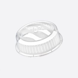 Mikrolaineahju kaas 26cm (SKU 10506), läbipaistev toidukate mikrolaineahjus kasutamiseks.