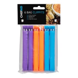 Kotisulgur 12cm, 6tk Chef Aid, SKU 10E37973. Praktilised pakendisulgurid toidu säilitamiseks.