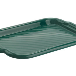 Roheline dekoratiivkandik Molly 40x28cm (SKU 20181R) serveerimiseks ja stiilseks sisustuseks.
