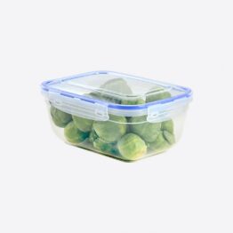 Hermeetiline säilituskarp 1400ml, piklik, SKU 30113. Läbipaistev toidukarp.