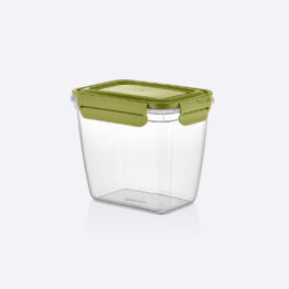 Säilituskarp 800ml, piklik, värvilise kaanega, SKU 30212, toidu hoidmiseks