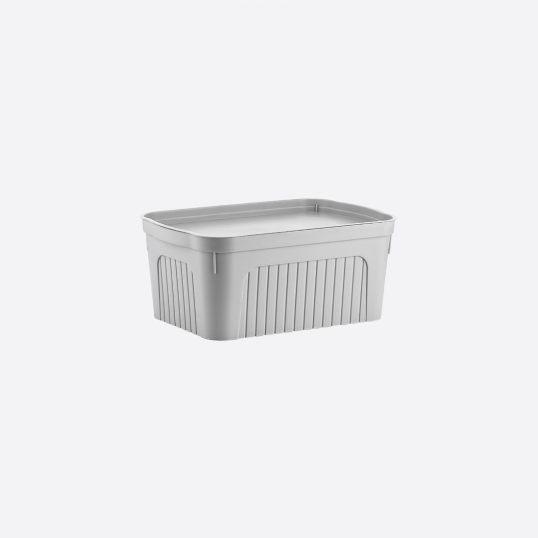 Hoiukast 8l/21,4x32,3x14,5cm värviline, SKU 30531, hall hoiukast esemete ladustamiseks.