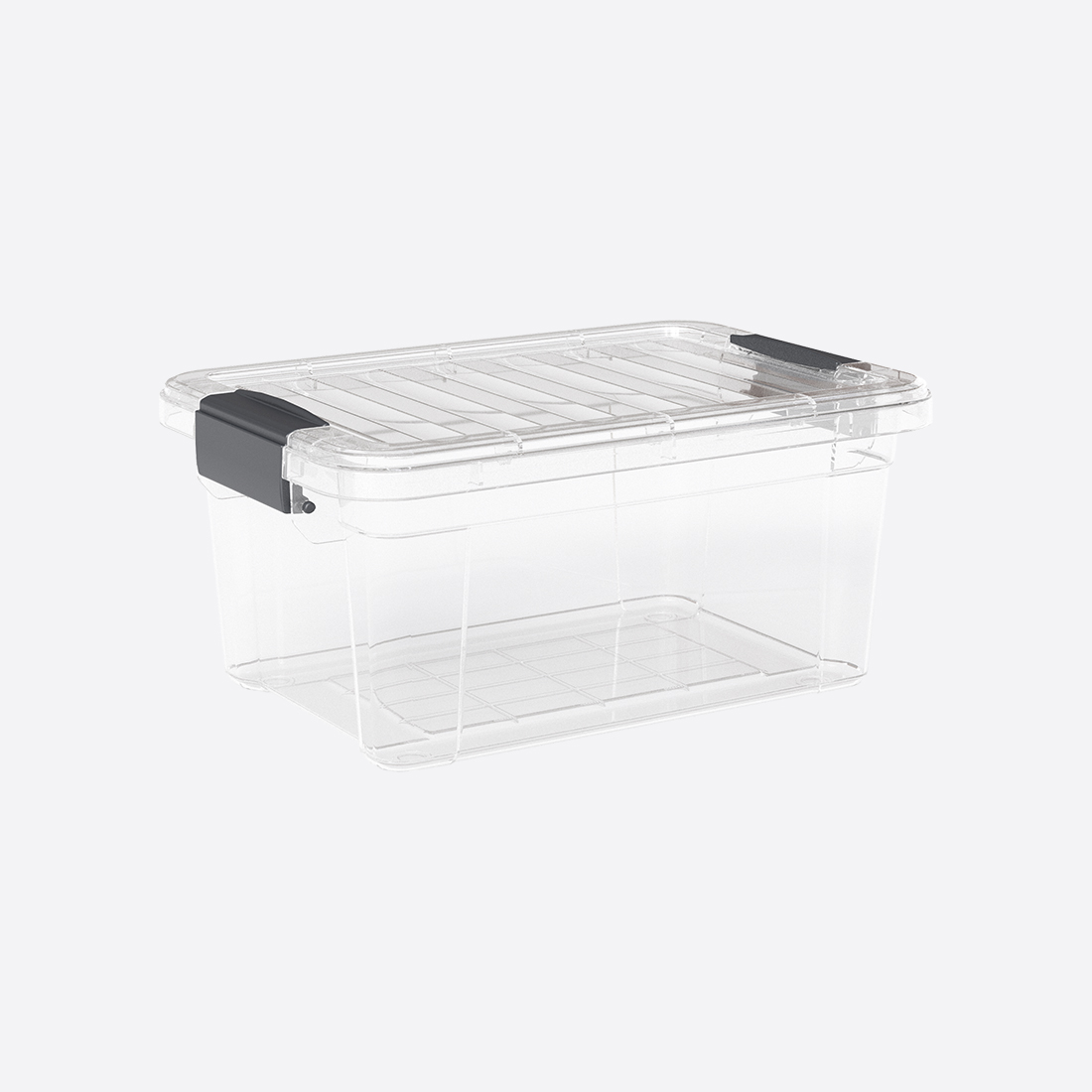Hoiukast 10,5l/25x36x16,6cm Lock&Keep, SKU 33114, läbipaistev hoiukast