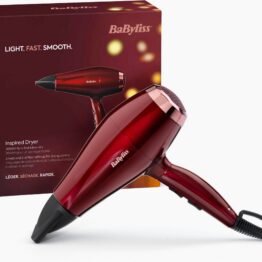 Föön Babyliss 2100W HTDC mootor, 1 suunav otsik, punane