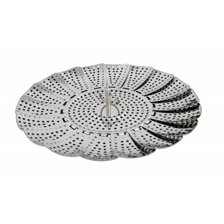 Aurutusrest Practico 23cm (SKU 8650), roostevabast terasest aurutusrest kööki.