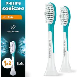 Sonicare For Kids HX6042/90 asendusharjapead lastele vanuses 7+ aastat, 2tk pakis.