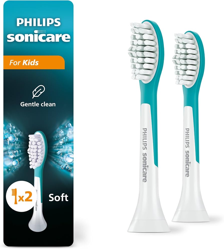 Sonicare For Kids HX6042/90 asendusharjapead lastele vanuses 7+ aastat, 2tk pakis.