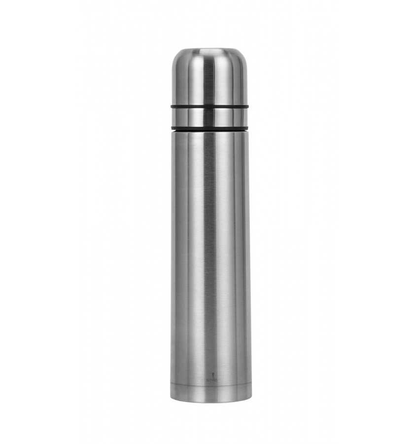 Termos Smile metall, 950ml, kahe topsiga STT-28. Vastupidav ja mugav metalltermos.