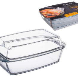 Ahjunõu 4,4l piklik, klaasist Termica