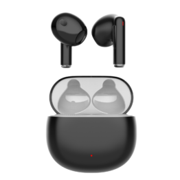 Mustad juhtmevabad MAX80B kõrvaklapid Bluetooth 5.4, veekindlus IPX4, selge heli ja mugav disain.